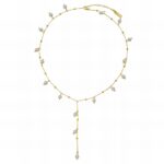 Necklace, 18K Gold Plated Steel
