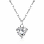 "Heart" Necklace, Stainless Steel