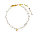Bracelet, 18K Gold Plated Steel