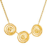Necklace, 18K Gold Plated Steel