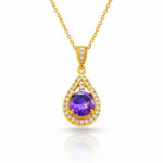 Necklace, 18K Gold Plated Steel