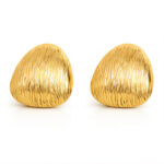 Earrings, 18K Gold Plated Steel