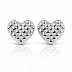 "Hearts" Earrings, Stainless Steel