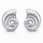 "Seashells" Earrings, Stainless Steel
